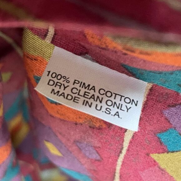 Peruvian Connection Pima Cotton Layered Striped Midi Dress 12 - Picture 4 of 6